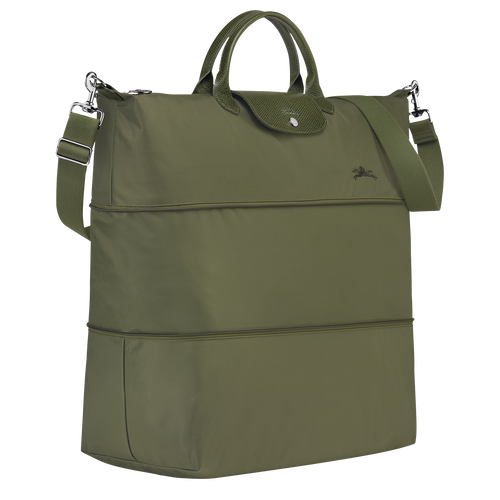 Le Pliage Green Travel bag expandable , Forest - Recycled canvas - View 3 of  6