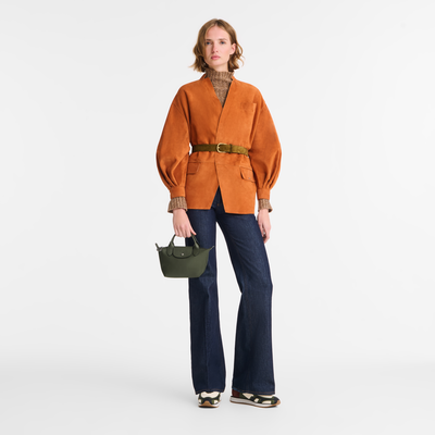 Le Pliage Xtra XS 手提包 , 冷杉色 - 皮革