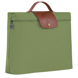 Le Pliage Original S Briefcase , Lichen - Recycled canvas