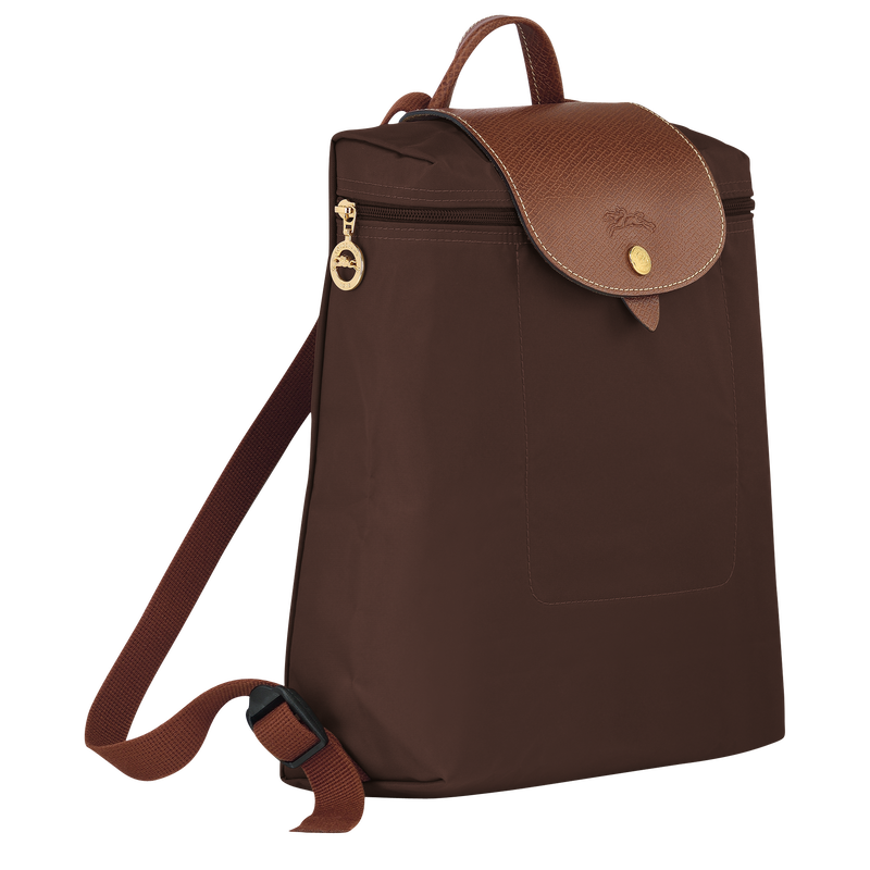Le Pliage Original M Backpack , Ebony - Recycled canvas  - View 3 of  5