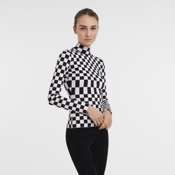 Fall/Winter 2023 Collection Sweater , Black/White - OTHER