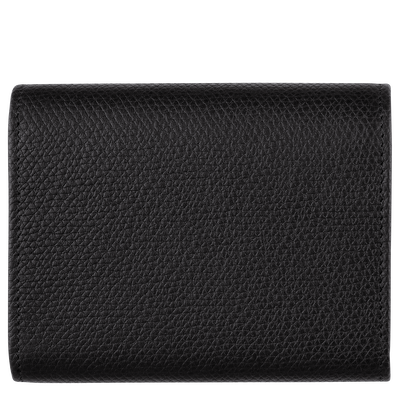Le Roseau Wallet , Black - Leather