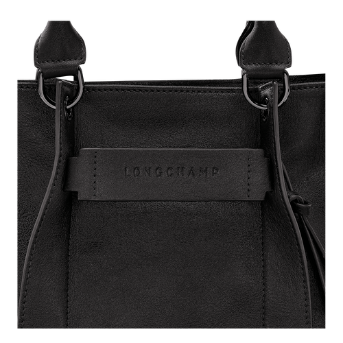 Longchamp 3D S 手提包 , 黑色 - 皮革 - 查看 6 6