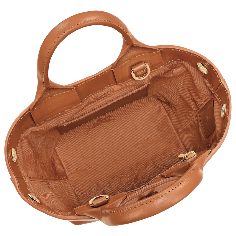 Le Roseau XS 手提包 , 腰果棕 - 皮革  - 查看 6 7