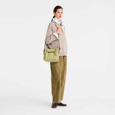 Longchamp 3D S Crossbody bag , Almond Green - Leather