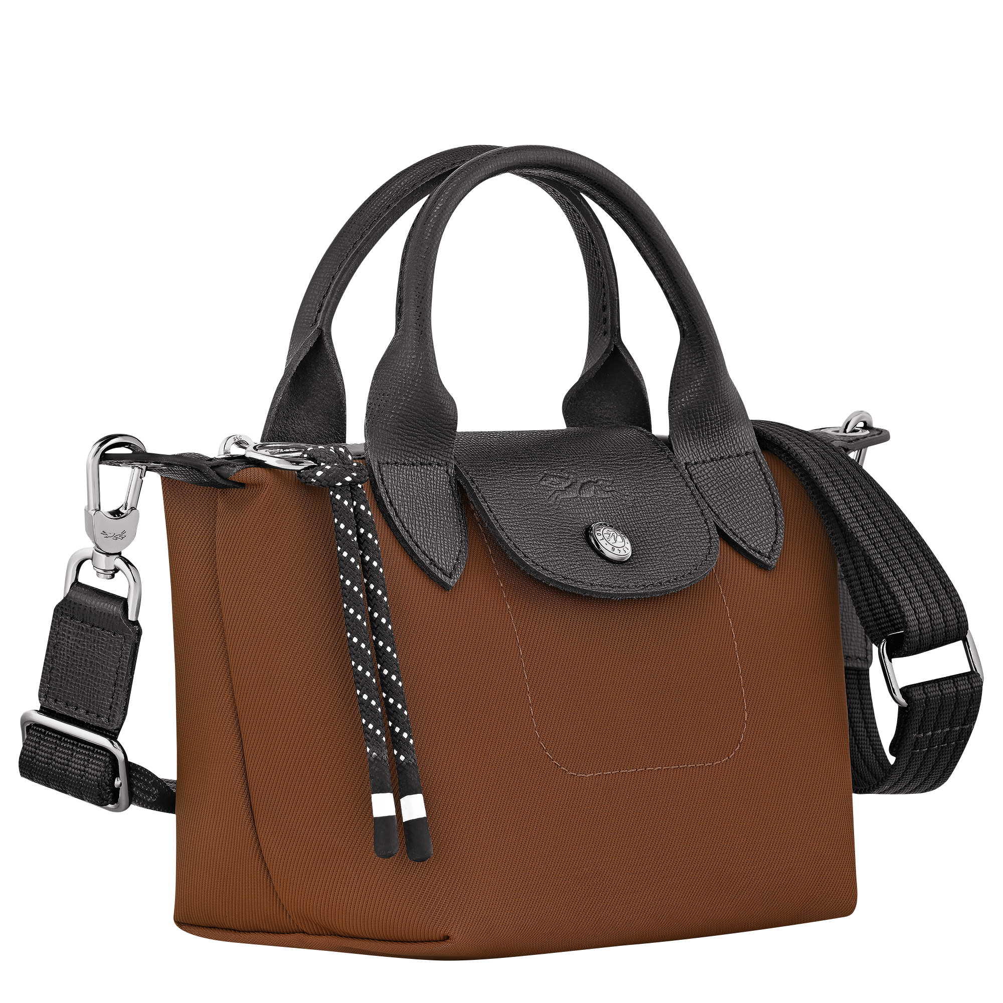 Handbag XS, Chocolate - View 3 of
6 - zoom in Le Pliage Energy Handbag XS, Chocolate