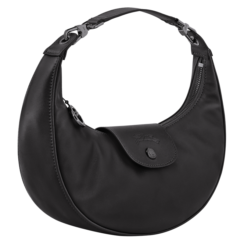 Le Pliage Xtra S 单肩包 , 黑色 - 皮革  - 查看 3 6