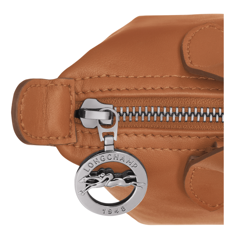 Le Pliage Xtra XS Handbag , Cashew - Leather  - View 6 of  6