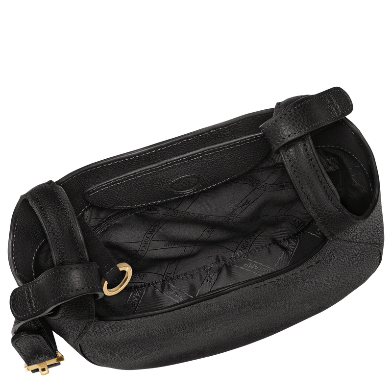 Le Foulonn&eacute; S Crossbody bag , Black - Leather  - View 5 of  6