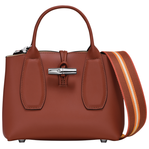 Roseau S Handbag , Mahogany - Leather - View 1 of  5