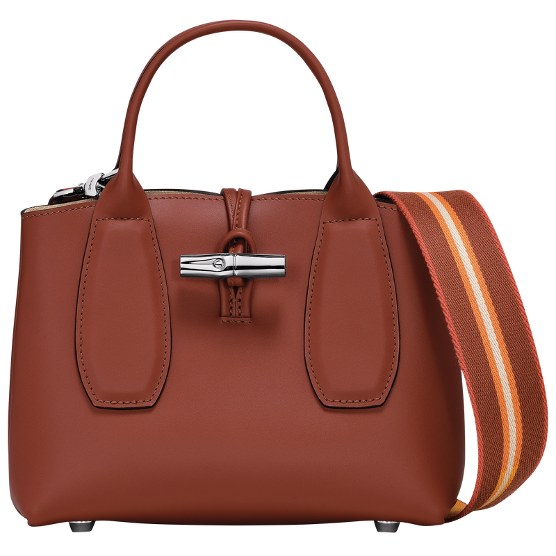 Roseau S Handbag , Mahogany - Leather  - View 1 of  5