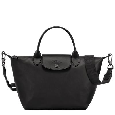 Le Pliage Xtra S 手提包 , 黑色 - 皮革