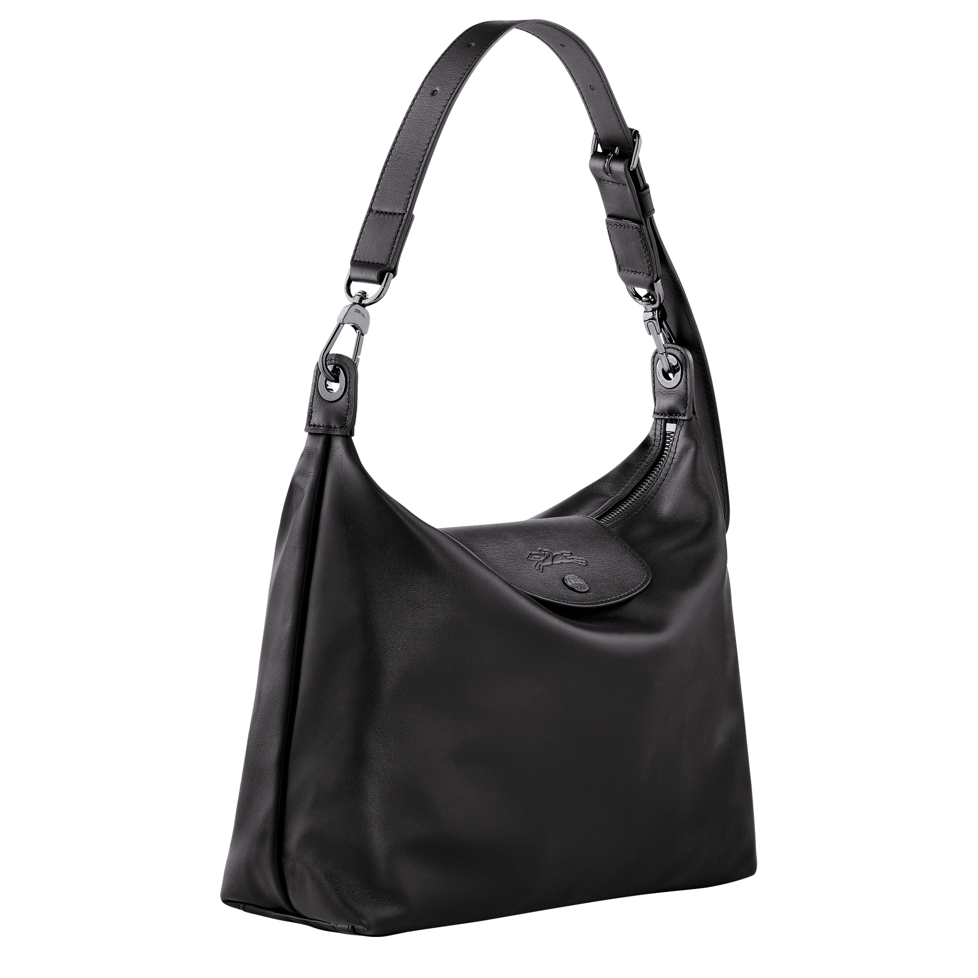 Le Pliage Xtra Hobo 袋 M, 黑色