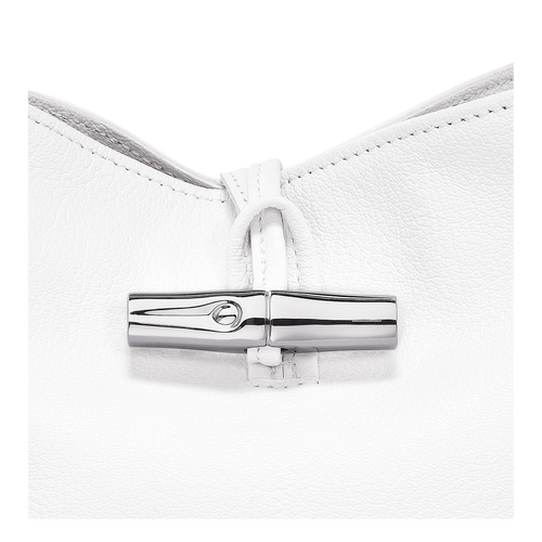 Roseau XS Bucket bag , White - Leather - View 6 of  6