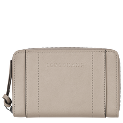 Longchamp 3D Wallet , Clay - Leather