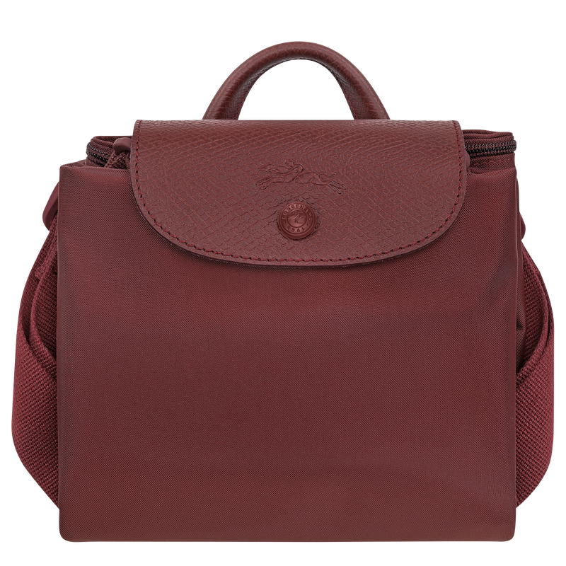Le Pliage One M 双肩背包 , 勃艮第色 - 再生帆布  - 查看 7 8