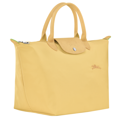 Le Pliage Green M Handbag , Wheat - Recycled canvas - View 2 of  5