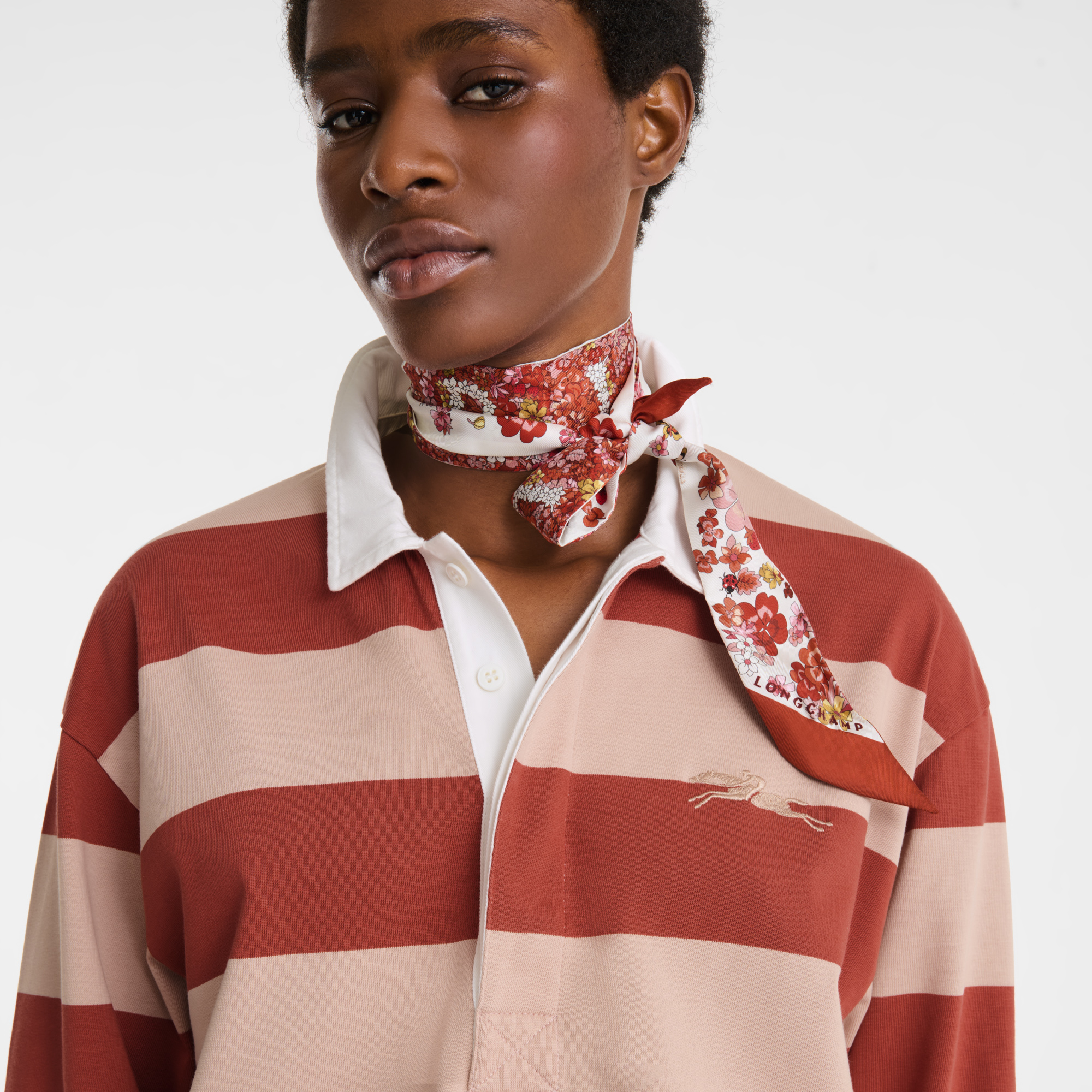 null Polo 衫, Cream/Coral