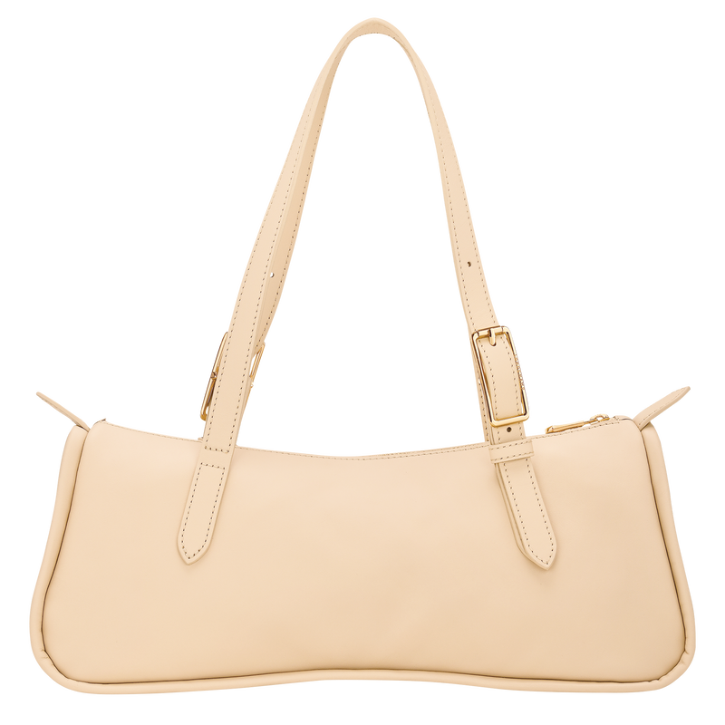 Looong L Shoulder bag , Vanilla - Leather  - View 4 of  7