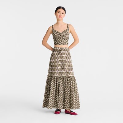 Top , Artichoke - Vichy print veil
