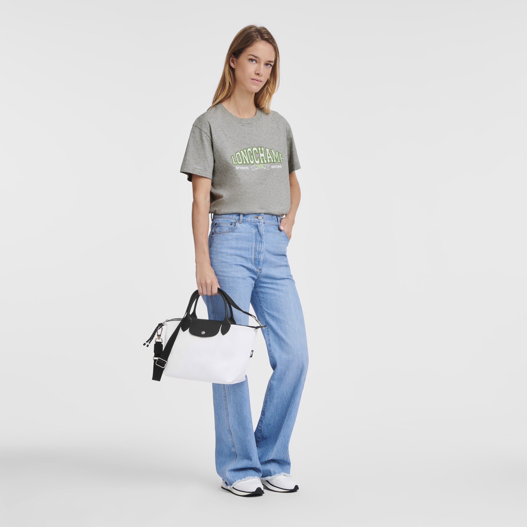 Le Pliage Energy 小号手提包S, 白色