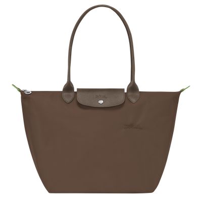 Le Pliage Green L Tote bag , Terra - Recycled canvas
