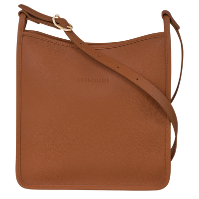 Le Foulonné M Crossbody bag , Caramel - Leather