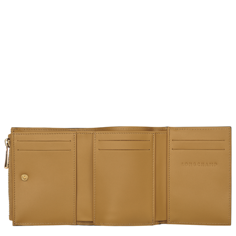 Épure Compact wallet , Nutmeg - Leather  - View 3 of  3