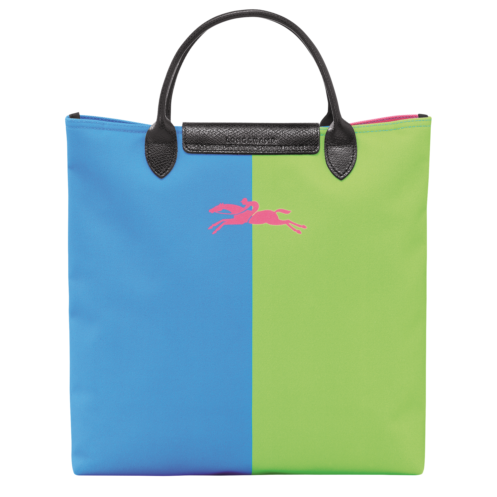 Longchamp x Robert Indiana 手提包 L, 粉红色
