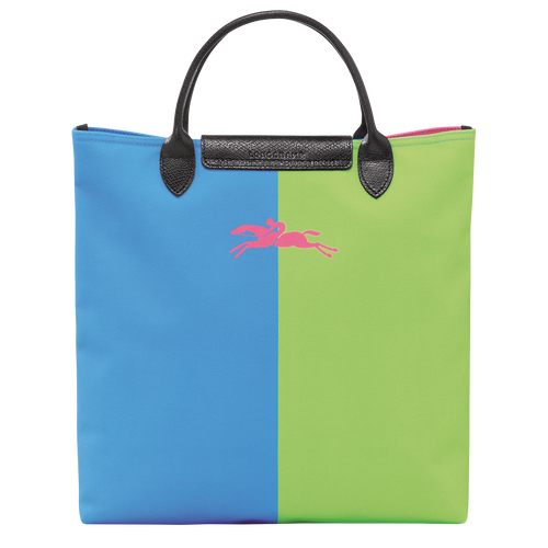 Longchamp x Robert Indiana L 手提包 , 粉红色 - 帆布 - 查看 4 5