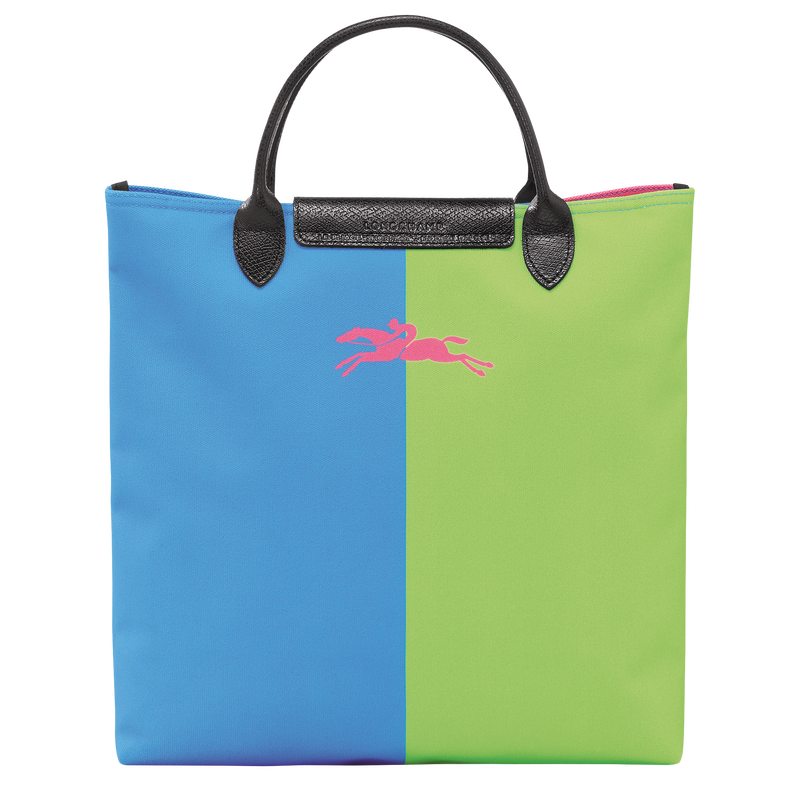 Longchamp x Robert Indiana L 手提包 , 粉红色 - 帆布  - 查看 4 5