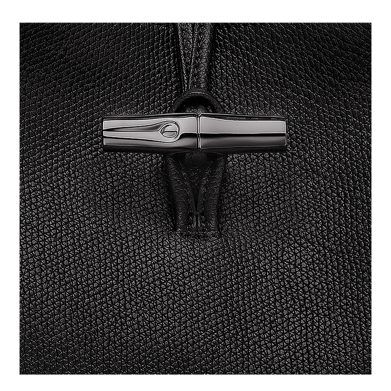 Le Roseau L Handbag , Black - Leather  - View 6 of  6