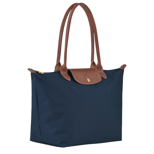 Le Pliage Original L Tote bag , Navy - Recycled canvas - View 3 of  6