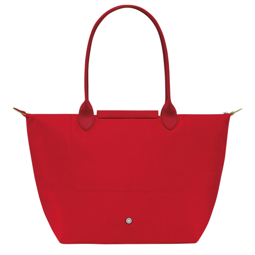 Le Pliage Green L Tote bag , Tomato - Recycled canvas - View 4 of  7