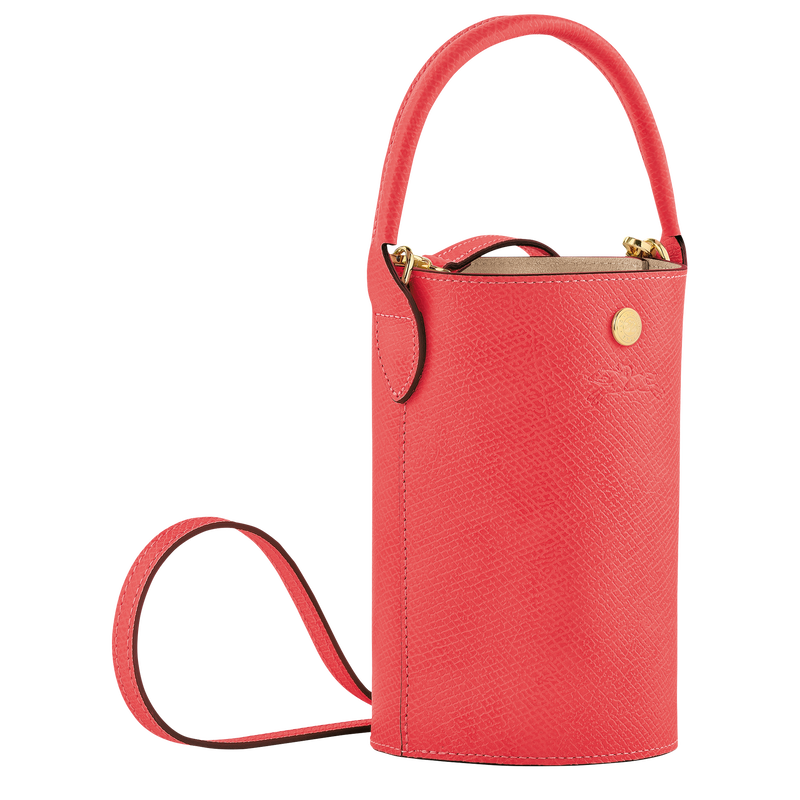 Épure XS Crossbody bag , Strawberry - Leather  - View 3 of  5