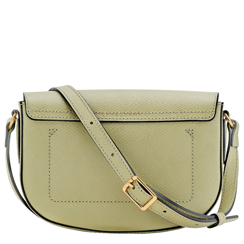 &Eacute;pure S Crossbody bag , Almond Green - Leather  - View 4 of  7
