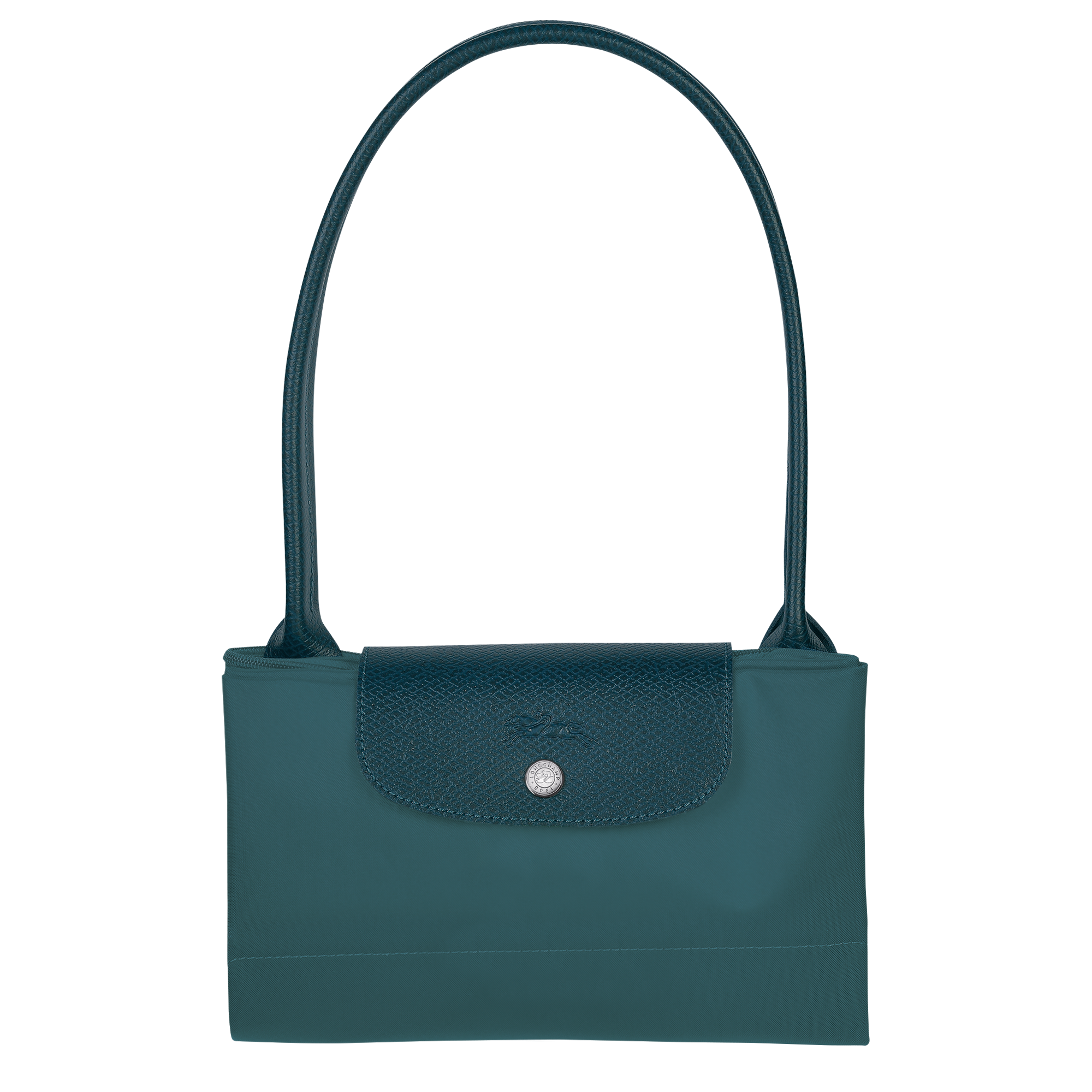 托特包 L, 孔雀蓝色 - 查看 7
        7 - 放大 Le Pliage Green 托特包 L, 孔雀蓝色