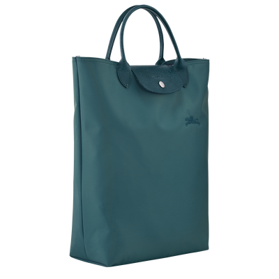 Le Pliage Green 托特包 M, 孔雀蓝色