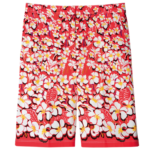 百慕大短裤 , 草莓色 - 华达呢 - 查看 1 3