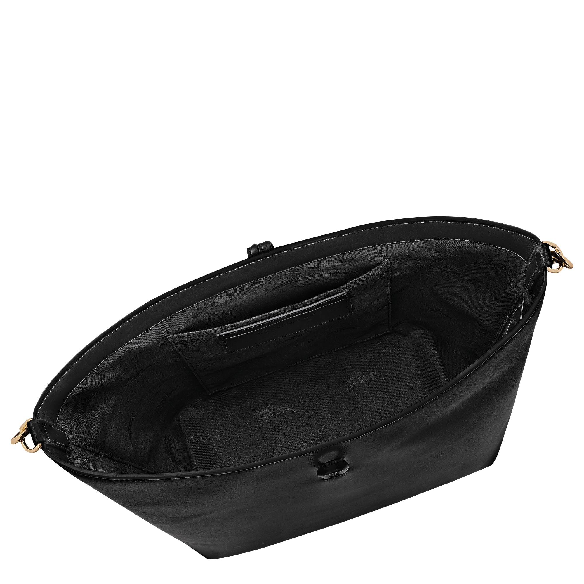 Le Roseau Hobo bag M, Black