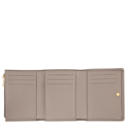 Le Foulonné Wallet , Turtledove - Leather