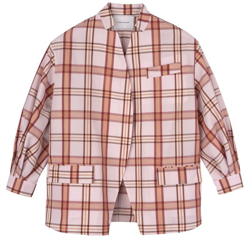 和服式夹克 , 芭蕾粉 - 科技塔夫绸  - 查看 1 5