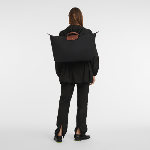 Longchamp X D'heygere 旅行包/双肩背包 S, 黑色