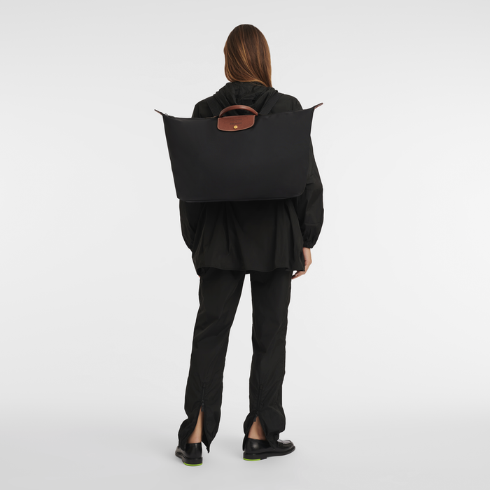 Longchamp X D'heygere 旅行包/双肩背包 S, 黑色