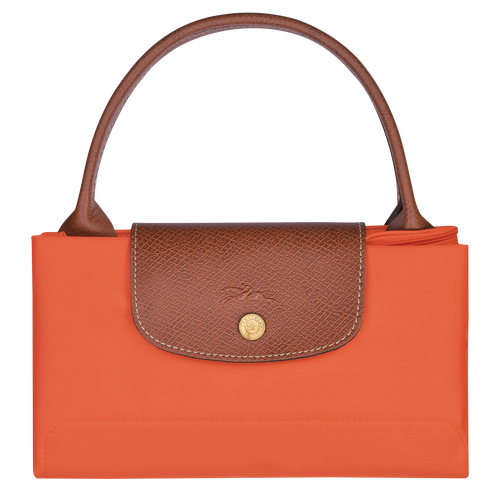 Le Pliage Original M Handbag , Orange - Recycled canvas - View 7 of  7