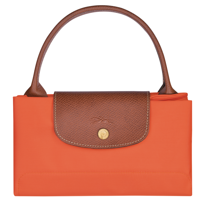 Le Pliage Original M Handbag , Orange - Recycled canvas  - View 7 of  7