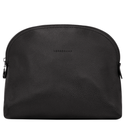 Le Foulonné Toiletry case , Black - Leather