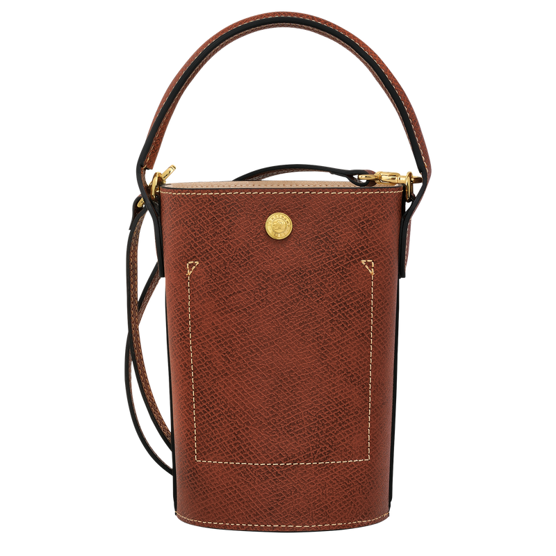Épure XS Crossbody bag , Brown - Leather  - View 4 of  5