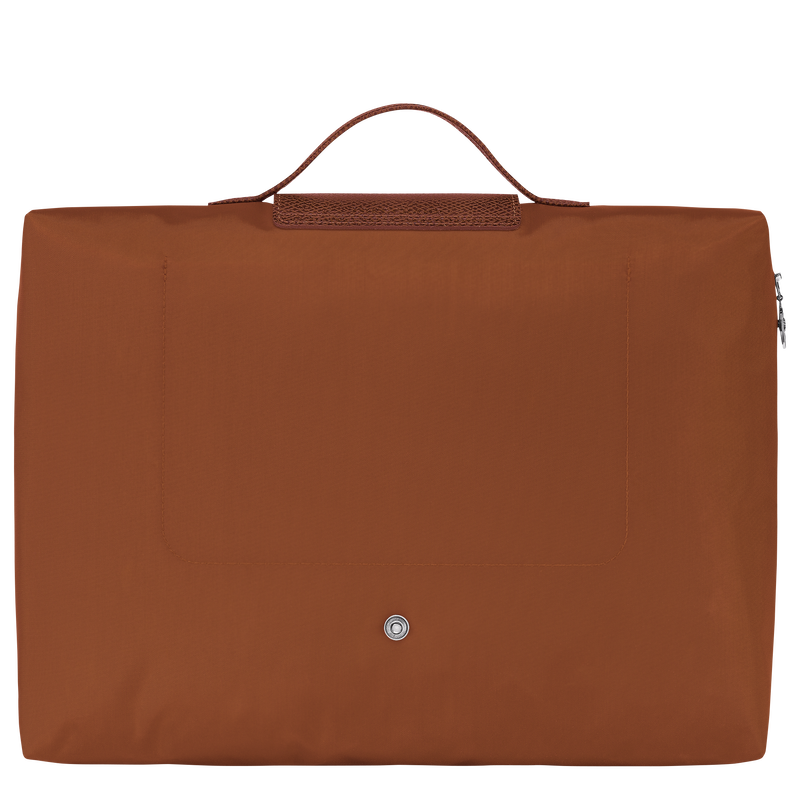 Le Pliage Green S Briefcase , Cognac - Recycled canvas  - View 4 of  7