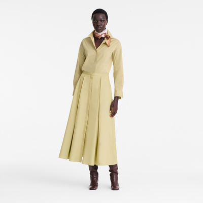 null 中长半身裙, 开心果绿